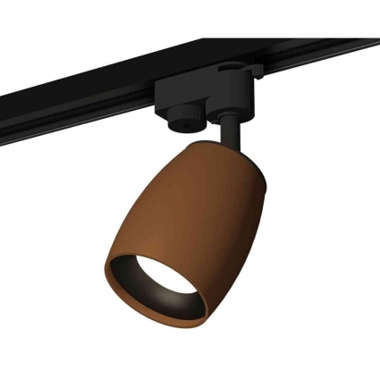 Комплект трекового светильника Ambrella light Track System XT1124031 SCF/PBK кофе песок/черный полированный (A2521, C1124, N7011), в стиле Хай-тек, цвет кофейный