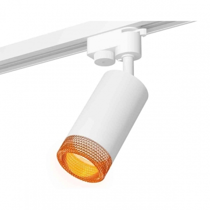 Комплект трекового светильника Ambrella light Track System XT6322084 SWH/CF белый песок/кофе (A2520, C6322, N6154), в стиле Хай-тек, цвет белый