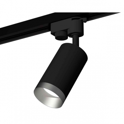 Комплект трекового светильника Ambrella light Track System XT6323063 SBK/MCH черный песок/хром матовый (A2521, C6323, N6133), в стиле Хай-тек, цвет черный