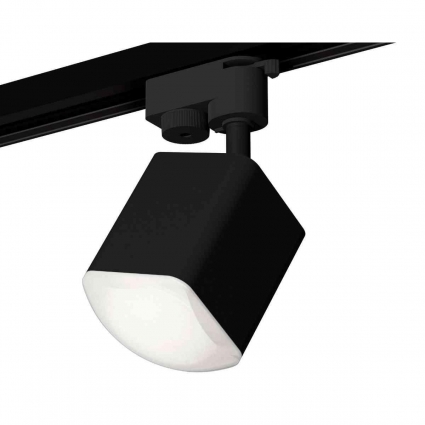 Комплект трекового светильника Ambrella light Track System XT7813023 SBK/FR черный песок/белый матовый (A2521, C7813, N7756), в стиле Хай-тек, цвет черный