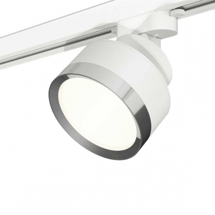 Комплект трекового светильника Ambrella light Track System XT (A2524, A2105, C8101, N8118) XT8101003, в современном стиле, цвет белый