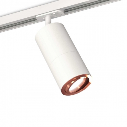 Комплект трекового светильника Ambrella light Track System XT (A2536, C7421, A2011, C7401, N7005) XT7401082, в современном стиле, цвет белый