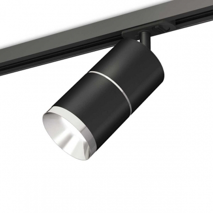Комплект трекового светильника Ambrella light Track System XT (A2537, C7402, A2070, C7402, N7032) XT7402010, в современном стиле, цвет черный