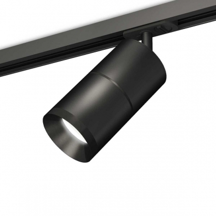 Комплект трекового светильника Ambrella light Track System XT (A2537, C7402, A2071, C7402, N7031) XT7402020, в современном стиле, цвет черный