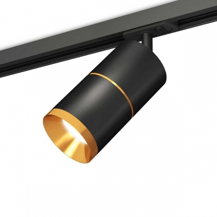 Комплект трекового светильника Ambrella light Track System XT (A2537, C7402, A2072, C7402, N7034) XT7402030, в современном стиле, цвет черный