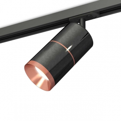 Комплект трекового светильника Ambrella light Track System XT (A2537, C7403, A2073, C7403, N7035) XT7403002, в современном стиле, цвет черный