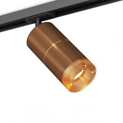 Комплект трекового светильника Ambrella light Track System XT (A2537, C7404, A2072, C7404, N7195) XT7404003, в современном стиле, цвет кофейный