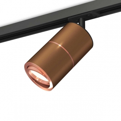 Комплект трекового светильника Ambrella light Track System XT (A2537, C7404, A2073, C7404, N7005) XT7404004, в современном стиле, цвет кофейный