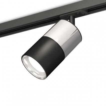 Комплект трекового светильника Ambrella light Track System XT (A2537, C7405, A2071, C7402, N7023) XT7402070, в современном стиле, цвет черный