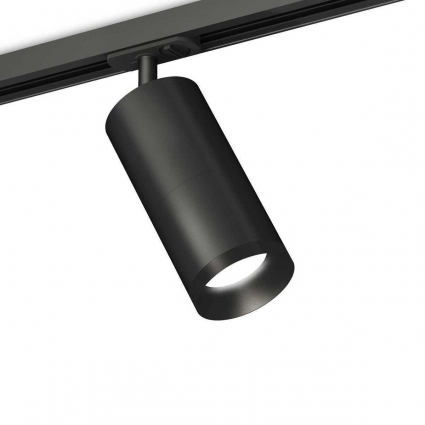 Комплект трекового светильника Ambrella light Track System XT (A2537, C7422, A2011, C7402, N7031) XT7402100, в современном стиле, цвет черный