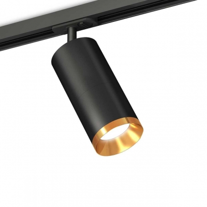 Комплект трекового светильника Ambrella light Track System XT (A2537, C7422, A2011, C7402, N7034) XT7402101, в современном стиле, цвет черный