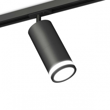 Комплект трекового светильника Ambrella light Track System XT (A2537, C7422, A2011, C7402, N7121) XT7402110, в современном стиле, цвет черный