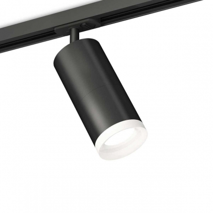 Комплект трекового светильника Ambrella light Track System XT (A2537, C7422, A2011, C7402, N7165) XT7402111, в современном стиле, цвет черный