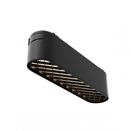 Трековый светодиодный светильник Maytoni Technical Basis Grid Radity TR084-1-6W4K-B в современном стиле, цвет черный