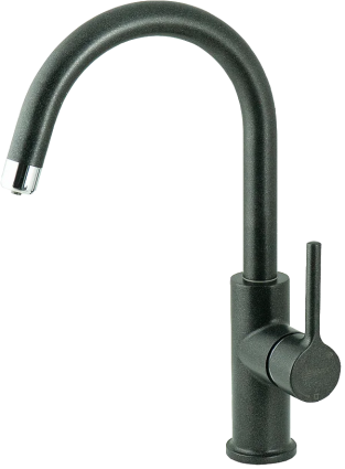 Смеситель для кухни Lemark Comfort LM3073PAN антрацит однорычажный, черный
