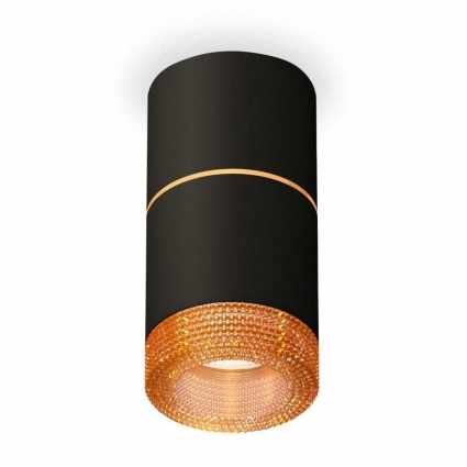 Комплект потолочного светильника Ambrella light Techno Spot XS (C7402, A2072, C7402, N7195) XS7402182, в стиле модерн, цвет черный