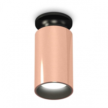 Комплект потолочного светильника Ambrella light Techno Spot XS (N6902, C6326, N6111) XS6326101, в современном стиле, цвет розовое золото