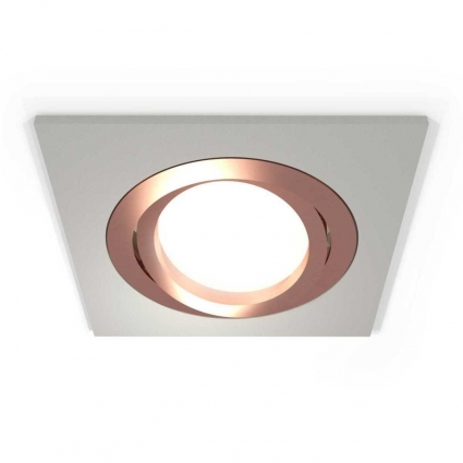 Комплект встраиваемого светильника Ambrella light Techno Spot XC (C7633, N7005) XC7633084, в современном стиле, цвет серый