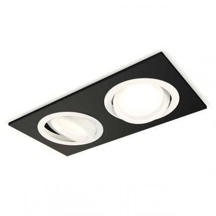 Комплект встраиваемого светильника Ambrella light Techno Spot XC (C7636, N7001) XC7636080, в современном стиле, цвет черный