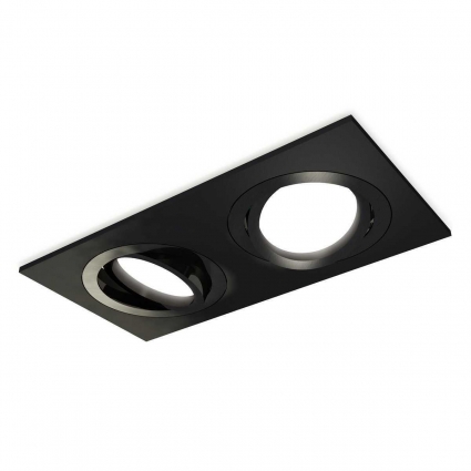 Комплект встраиваемого светильника Ambrella light Techno Spot XC (C7636, N7002) XC7636081, в современном стиле, цвет черный