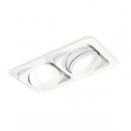 Комплект встраиваемого светильника Ambrella light Techno Spot XC (C7663, N7030) XC7663020, в современном стиле, цвет белый