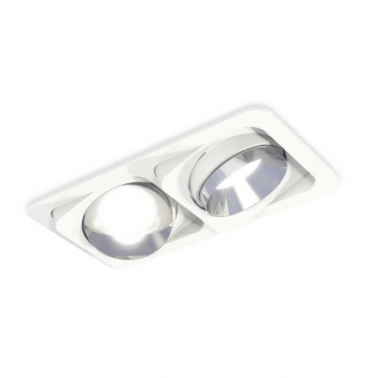 Комплект встраиваемого светильника Ambrella light Techno Spot XC (C7663, N7032) XC7663022, в современном стиле, цвет белый