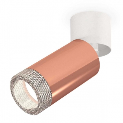 Комплект спота Ambrella light Techno Spot XM (A2220, C6326, N6150) XM6326031, в стиле модерн, цвет розовое золото
