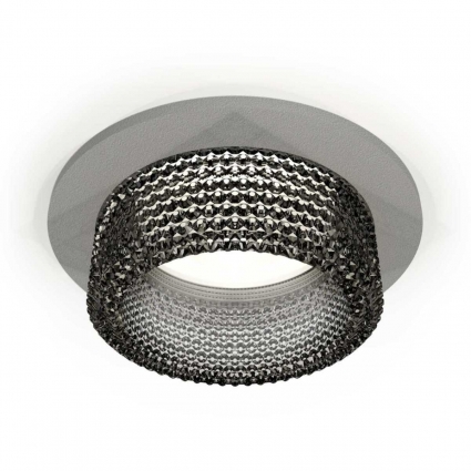 Комплект встраиваемого светильника Ambrella light Techno Spot XC (C6514, N6151) XC6514041, в стиле модерн, цвет дымчатый