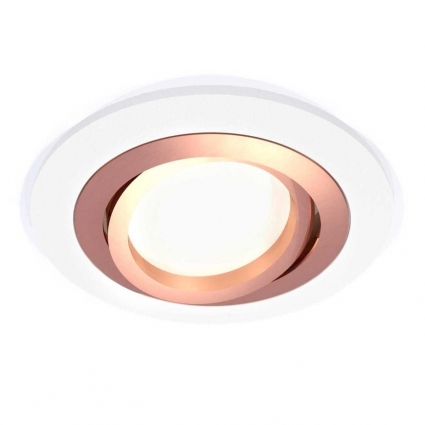 Комплект встраиваемого светильника Ambrella light Techno Spot XC (C7621, N7005) XC7621084, в современном стиле, цвет белый
