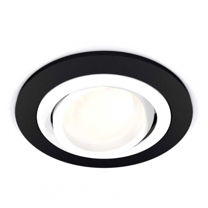 Комплект встраиваемого светильника Ambrella light Techno Spot XC (C7622, N7001) XC7622080, в современном стиле, цвет черный
