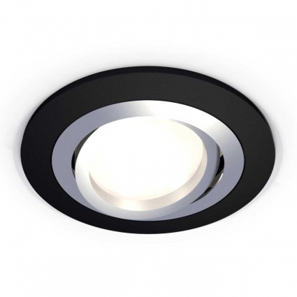 Комплект встраиваемого светильника Ambrella light Techno Spot XC (C7622, N7003) XC7622082, в современном стиле, цвет черный