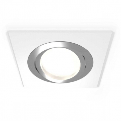 Комплект встраиваемого светильника Ambrella light Techno Spot XC (C7631, N7003) XC7631082, в современном стиле, цвет белый