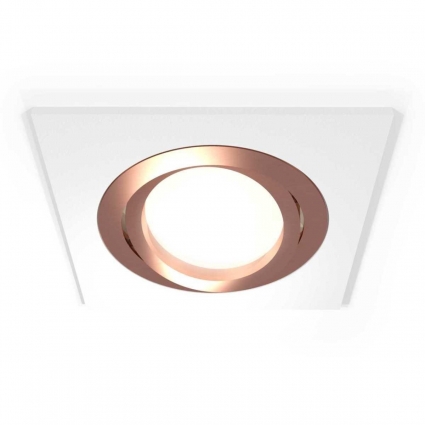 Комплект встраиваемого светильника Ambrella light Techno Spot XC (C7631, N7005) XC7631084, в современном стиле, цвет белый