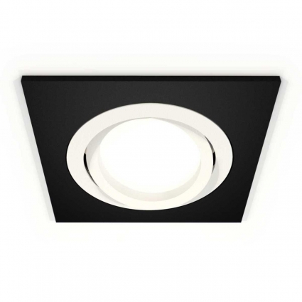 Комплект встраиваемого светильника Ambrella light Techno Spot XC (C7632, N7001) XC7632080, в современном стиле, цвет черный