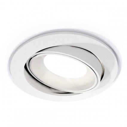 Комплект встраиваемого светильника Ambrella light Techno Spot XC (C7651, N7020) XC7651001, в современном стиле, цвет белый