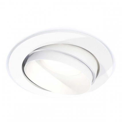 Комплект встраиваемого светильника Ambrella light Techno Spot XC (C7651, N7030) XC7651020, в современном стиле, цвет белый