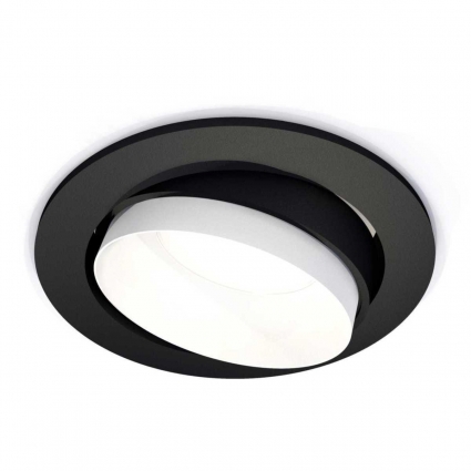 Комплект встраиваемого светильника Ambrella light Techno Spot XC (C7652, N7030) XC7652020, в современном стиле, цвет черный