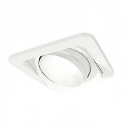 Комплект встраиваемого светильника Ambrella light Techno Spot XC (C7658, N7030) XC7658020, в современном стиле, цвет белый