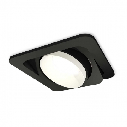 Комплект встраиваемого светильника Ambrella light Techno Spot XC (C7659, N7030) XC7659020, в современном стиле, цвет черный