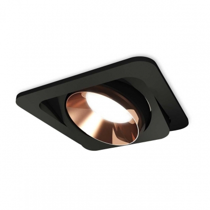 Комплект встраиваемого светильника Ambrella light Techno Spot XC (C7659, N7035) XC7659025, в современном стиле, цвет черный