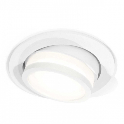 Комплект встраиваемого спота Ambrella light Techno Spot XC (C7651, N7120) XC7651081, в современном стиле, цвет белый