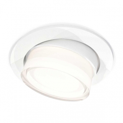Комплект встраиваемого спота Ambrella light Techno Spot XC (C7651, N7160) XC7651083, в современном стиле, цвет белый