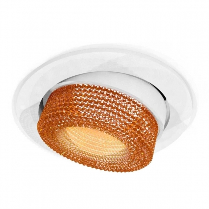 Комплект встраиваемого спота Ambrella light Techno Spot XC (C7651, N7195) XC7651064, в стиле модерн, цвет белый