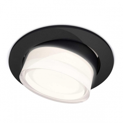 Комплект встраиваемого спота Ambrella light Techno Spot XC (C7652, N7160) XC7652083, в современном стиле, цвет черный