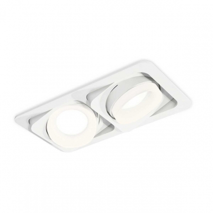 Комплект встраиваемого спота Ambrella light Techno Spot XC (C7663, N7165) XC7663084, в современном стиле, цвет белый