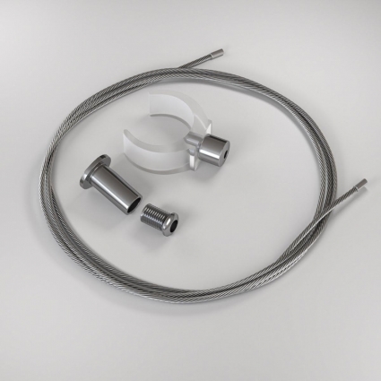 Подвес для трекового светильника Maytoni Technical Accessories for tracks Exility TRA101SW-2B в стиле модерн, цвет хром