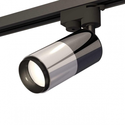 Комплект трекового светильника Ambrella light Track System XT (A2521, C6303, A2010, C6305, N6121) XT6305001, в современном стиле, цвет черный