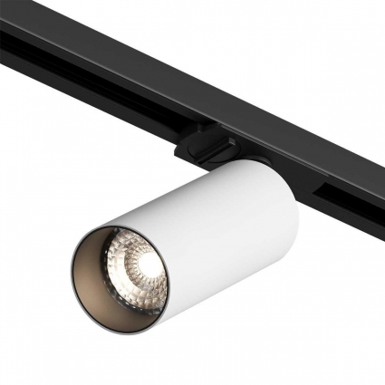 Трековый светильник Denkirs Scope DK6060-BW+BK в современном стиле, цвет белый