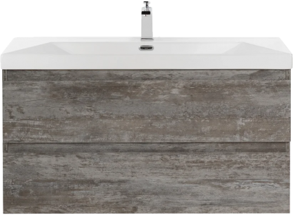 Тумба для комплекта Cezares Molveno 80, legno grigio, подвесная, матовая