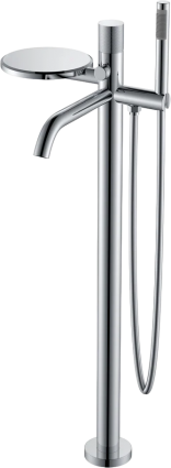 Напольный смеситель для ванны с душем Boheme Stick 129-CRCR.2 chrome touch chrome, однорычажный, хром